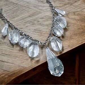 🌺Vintage Lucite Prism Necklace